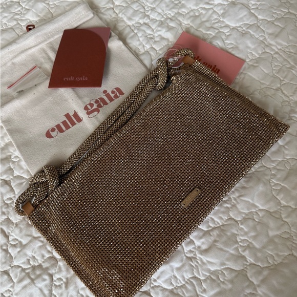 Cult Gaia Hera Nano Champagne Shoulder Bag - Picture 5 of 11
